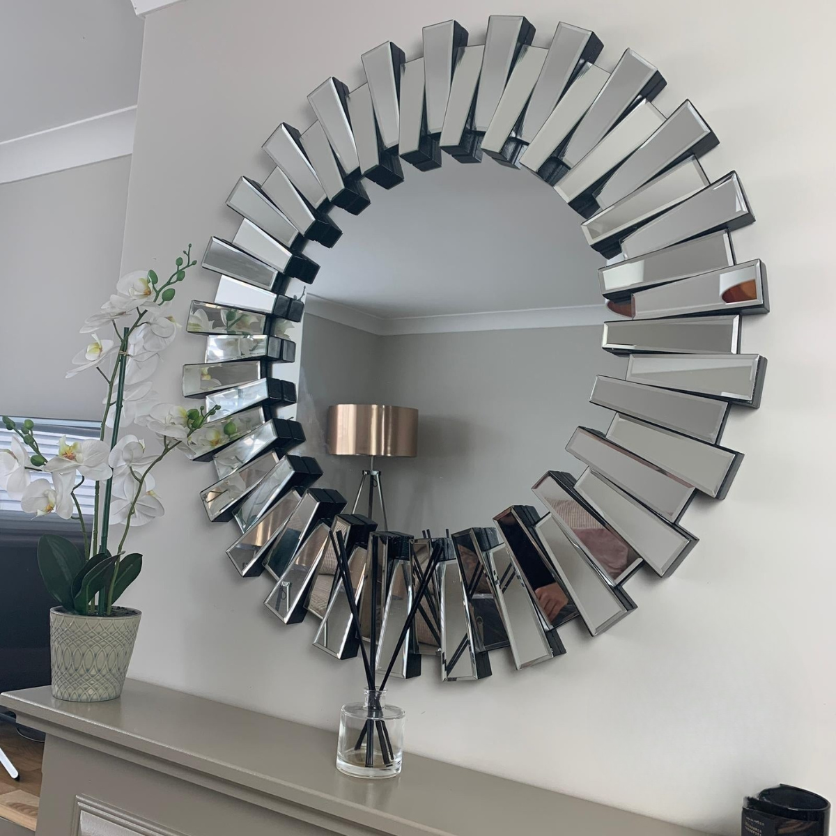 Sunflower Circular Wall Mirror
