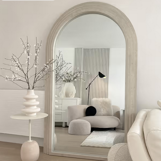 Marble Stepped Arch Full Length Mirror