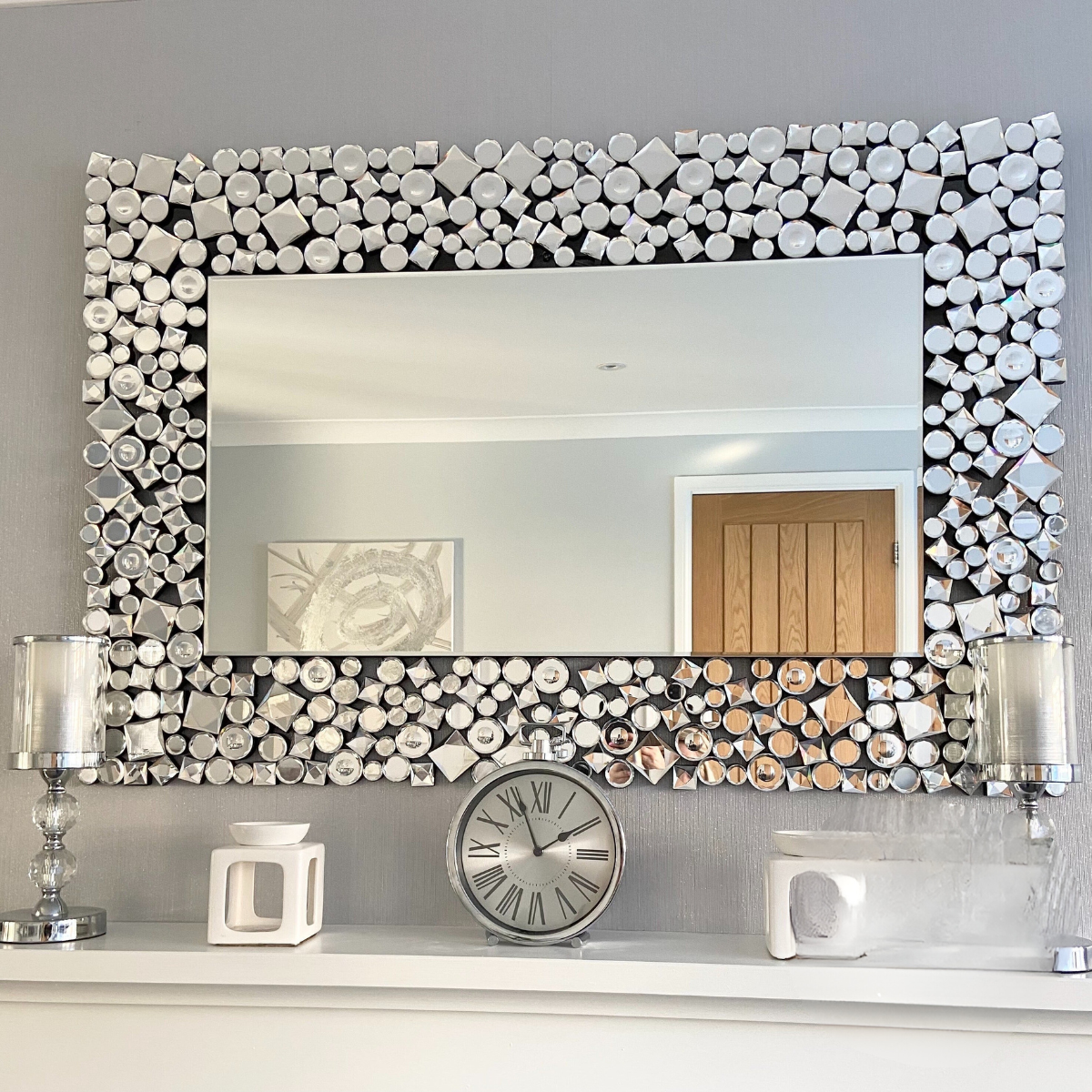 Multi Shape Rectangular Wall Mirror